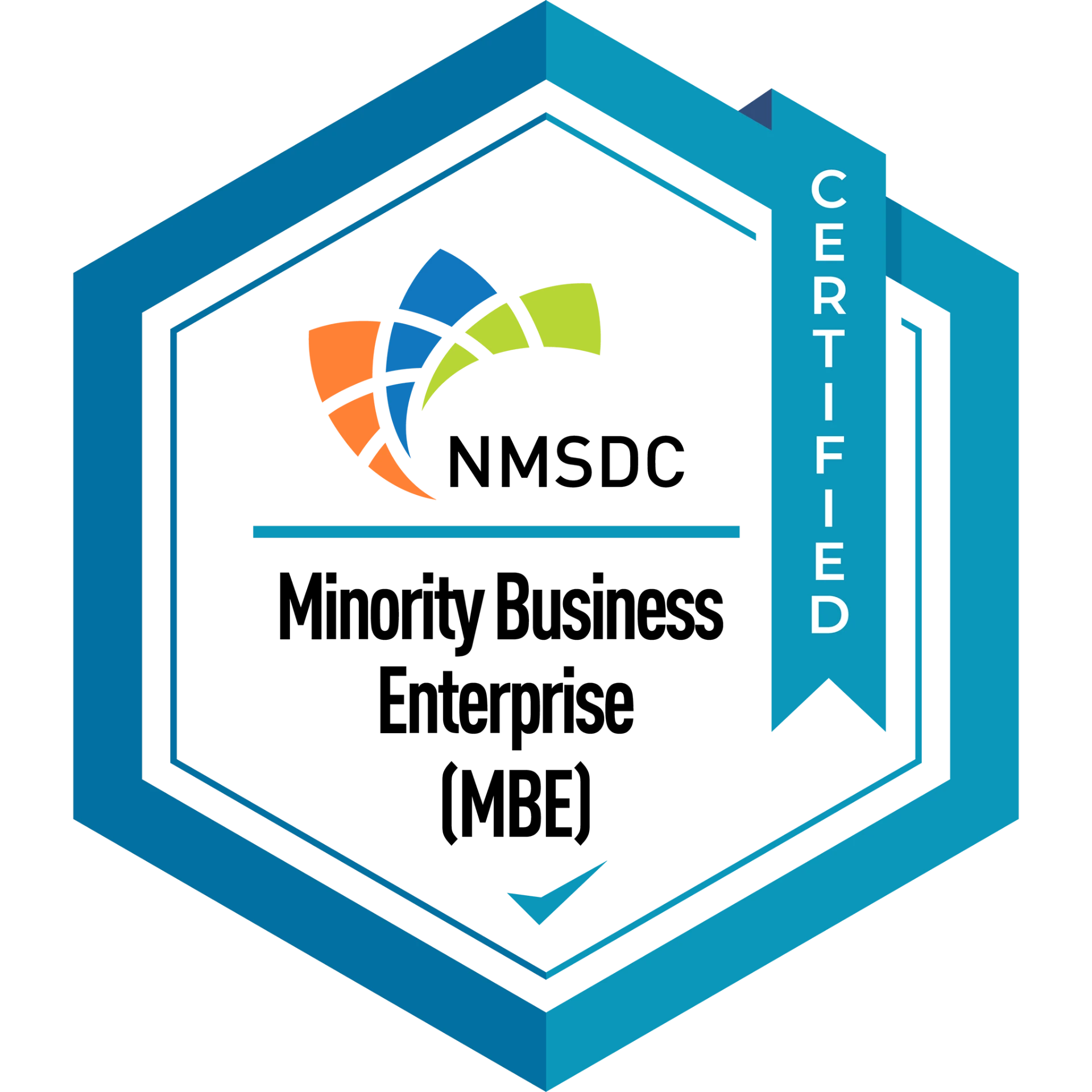 NMSDC Certified Minority Business Enterprise (MBE) official certification logo