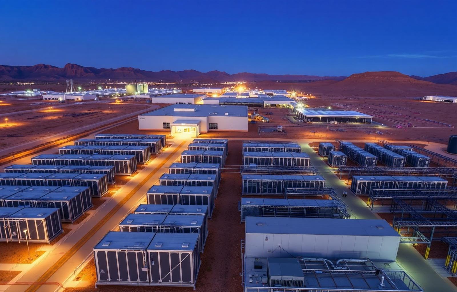 Aerial view of Southwest data center campus